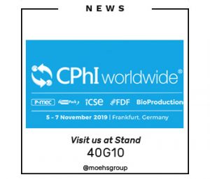 Moehs group serà present a la CPhI Worldwide, que se celebra a Frankfurt el 2019.