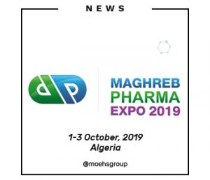 Moehs Group participarà a la fira Maghreb Pharma, de l’1 al 3 d’octubre de el 2019.